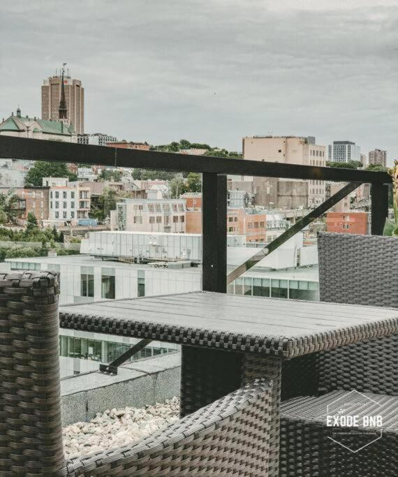 Quebec, Rustique Chic En Ville, Piscine Sur Le Toit Pour 2 A 6 Invites ภายนอก รูปภาพ