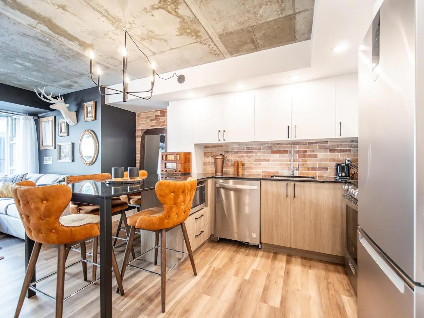 Quebec, Rustique Chic En Ville, Piscine Sur Le Toit Pour 2 A 6 Invites ภายนอก รูปภาพ
